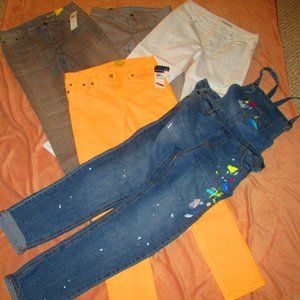RALPH LAUREN & CAT&JACK GIRLS SIZE 14 JEANS NWT
